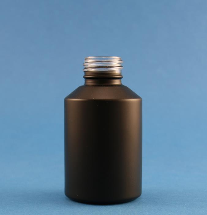 60ml Veral Black Glass Bottle 24mm Neck
